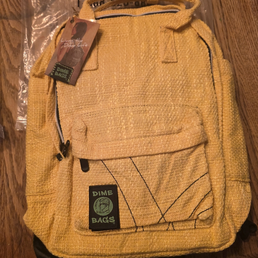 🌿 NWT Dime Bags Hot Box Extra Smell-Proof Hemp Backpack